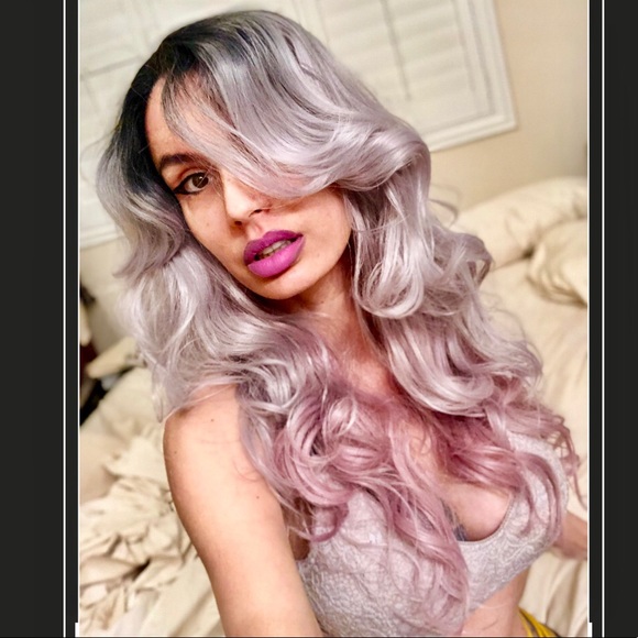 Other - Ombré grey/pink lace WIG
